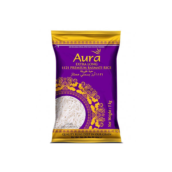 AURA PREMIUM BASMATI RICE 1KG